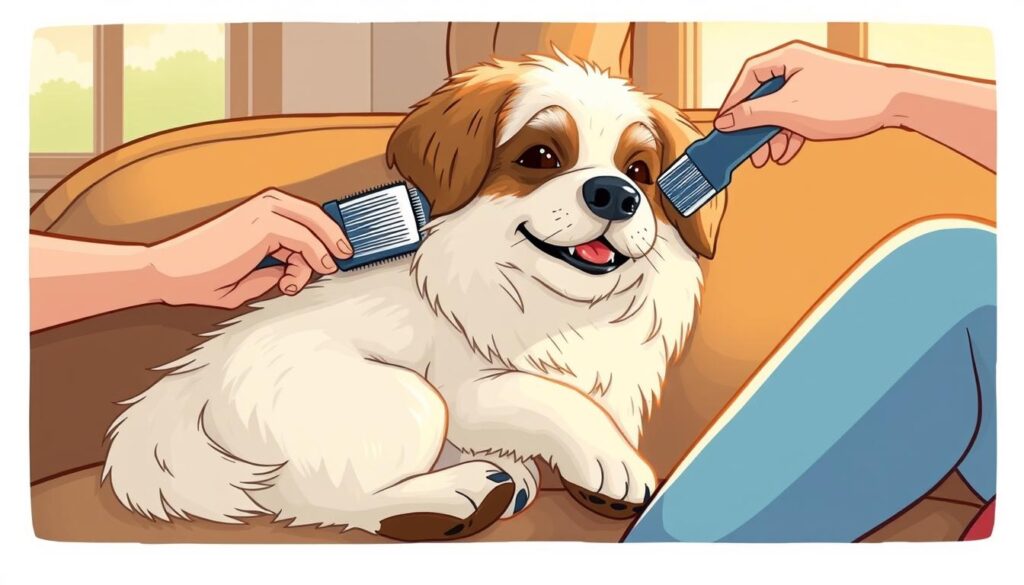 brossage chez chien