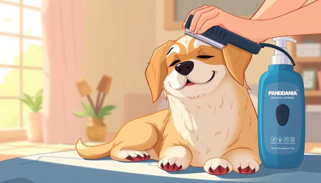brossage chien bien-être