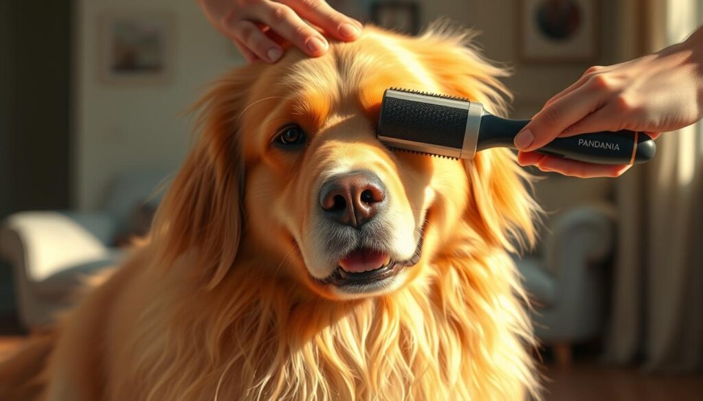 brossage chien période mue