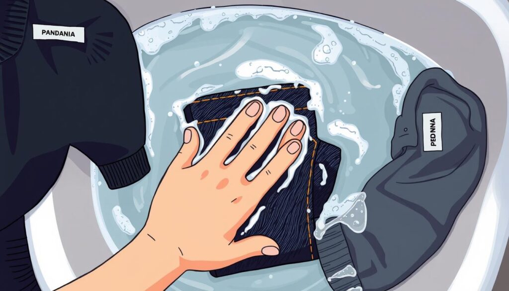 méthodes lavage pour textiles foncés