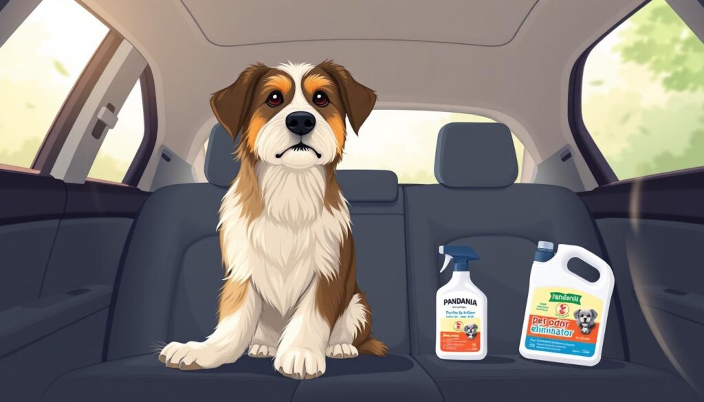 séchage chien prévention odeurs voiture